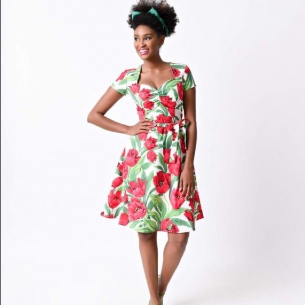 Heart of Haute Aimee Tulip Pinup Dress Size Medium